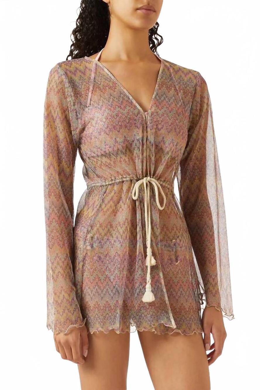 NEW PQ SWIM rachel tie tunic in dazzle